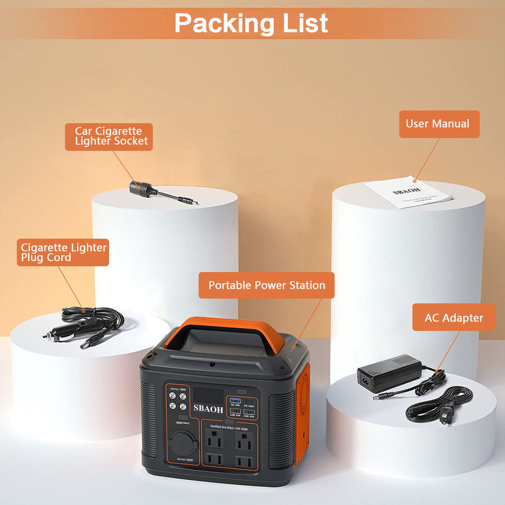 US Plug Portable Power Station