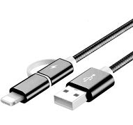 2 IN 1 USB Type C Micro USB Braided Cord