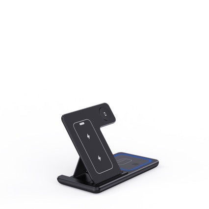 15W 3 In 1 LED Fast Wireless Charger Stand For Smart Phone, Watch & Airpod pros