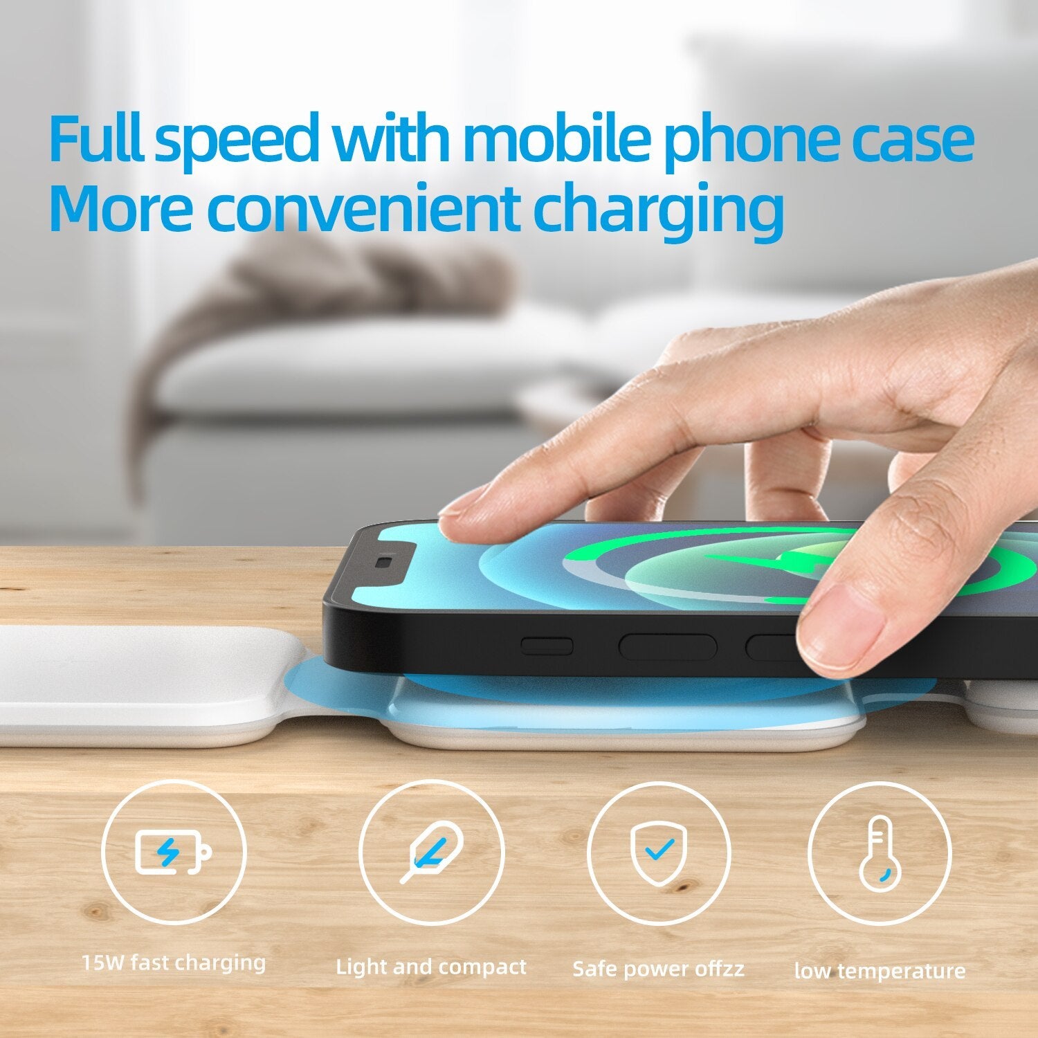 3 In 1 Magnetic Charging Station - Foldable Wireless Charger